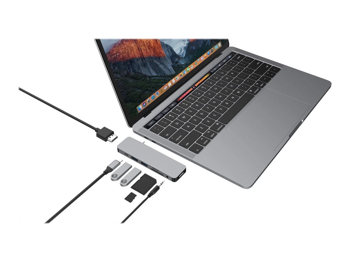 HyperDrive USB-C 7-in-1 Laptop Form-Fit Hub