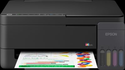 Epson EcoTank, L3350, Inkjet, Colour, Multifuction Printer, A4, Wi-Fi, Black