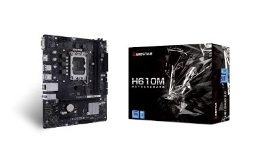 Mainboard, BIOSTAR, Intel H610, LGA1700, Micro-ATX, Memory DDR4, Memory slots 2, H610MHC2.0