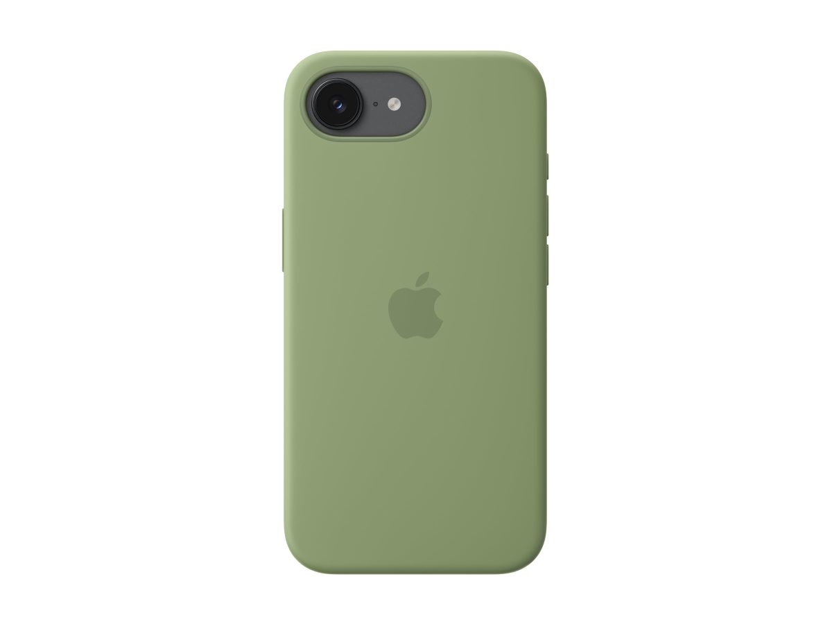 Apple iPhone 17e Silicone Case with MagSafe – Light Moss, Apple