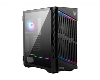PC Case, MPG VELOX 100P AIRFLOW, Side window, Black, Mid-Tower, ATX