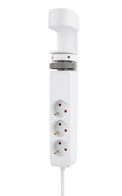 Desk socket with clamp and USB-C and USB-A ports - Quick charge, DS22-840WH6