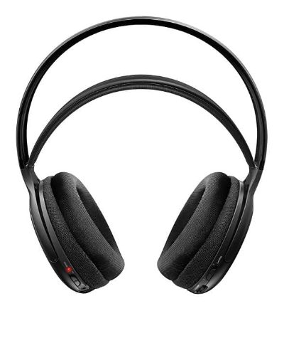 PHILIPS Hi-Fi bezvadu austiņas (melnas)