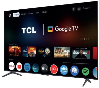 TV Set, TCL, 55 ", 4K Ultra HD, 3840 x 2160 pixels, Flat, QD-Mini LED, 55C61K