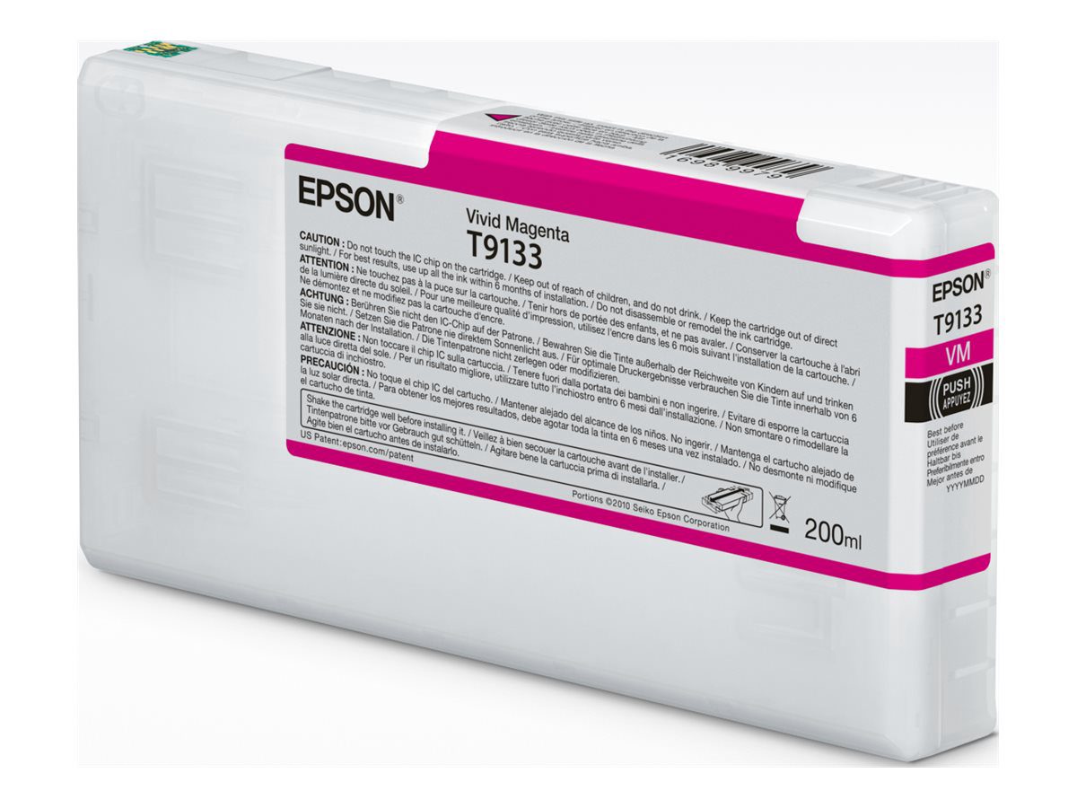 EPSON T91330N Ink Cartridge Vivid Magenta, Epson Ink cartridge, Vivid magenta