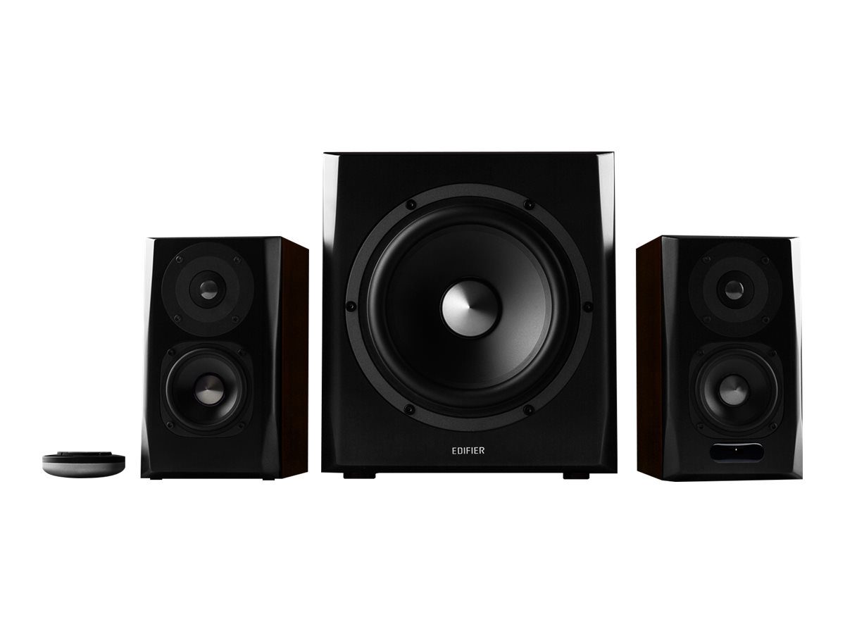 Old School Style Modern Sound Bluetooth Speaker, S350DB, Bluetooth, Wireless connection, Dark Brown/Black, 150 W