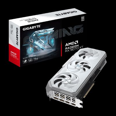 Gigabyte Radeon RX 9070 XT GAMING OC ICE 16G, AMD, 16 GB, Radeon RX 9070 XT, GDDR6, HDMI ports quantity 2, PCI-E 5.0