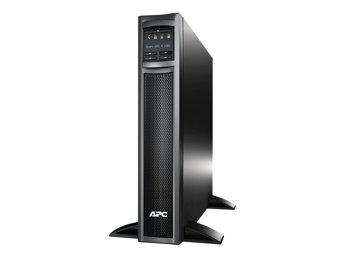 APC Smart-UPS X, LINE Interactive, 1500VA, Rack/tower convertible 2U, 230V, 8x C13 IEC, NMC, Extended runtime, Black, Schneider Electric