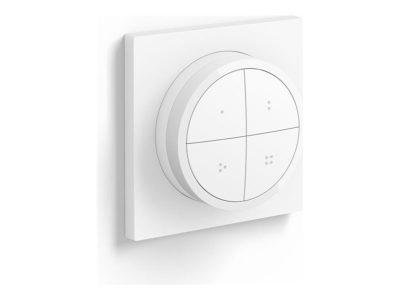 Tap dial switch white, White