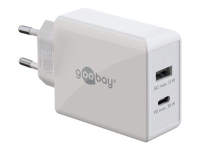 Dual USB-C PD Fast Charger (30 W), 61674