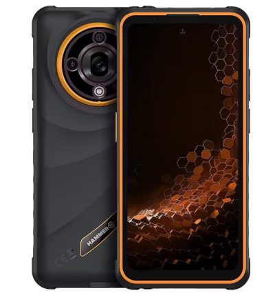 Hammer Iron 6, Orange, 6.56 ", IPS, 1612 x 720 pixels, Mediatek, Dimensity 6300, Internal RAM 6 GB, 128 GB, microSD, Dual SIM, 4G, 5G, Main camera resolution 64 MP, Android, 15, 6050 mAh