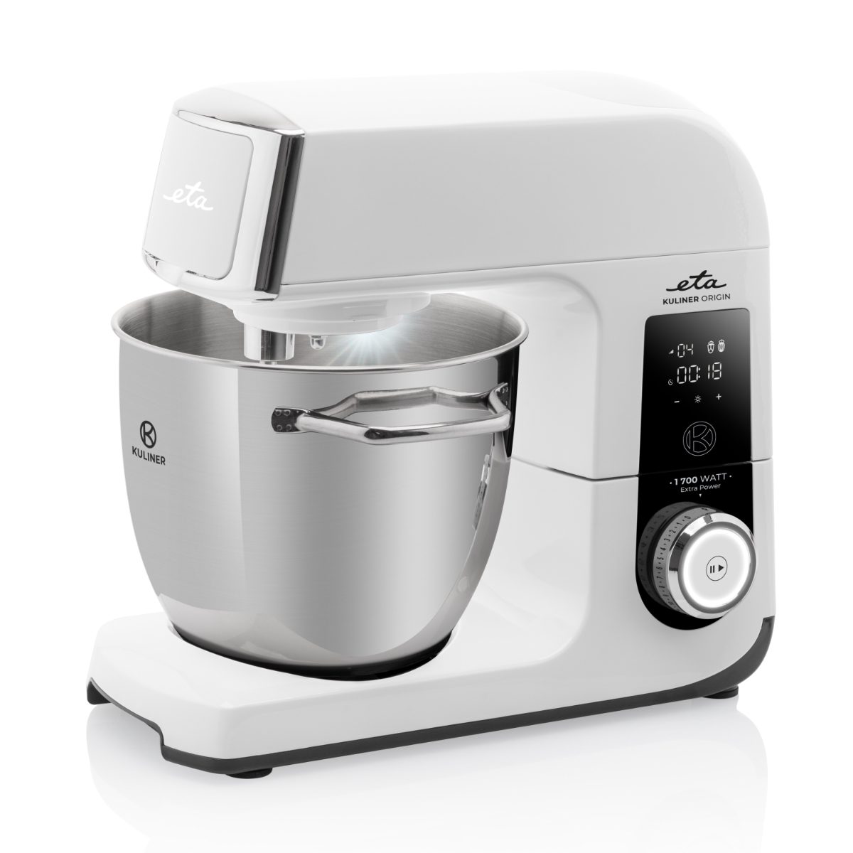 ETA Kitchen Machine, ETA203890000 Gratus Kuliner II Origin, 1700 W, Number of speeds 12, Bowl capacity 6.7 L, White