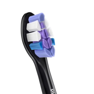 Sonicare S2 Sensitive zobu birstes uzgalis, 6 gab, melns