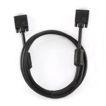 Gembird CC-PPVGA-20M-B Premium VGA HD15M/HD15M dual-shielded w/2*ferrite core 20M, Gembird