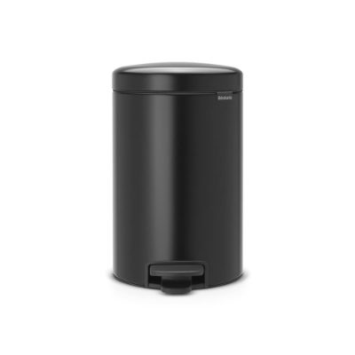 BRABANTIA atkritumu tvertne ar pedāli NewIcon, 12 l, Matt Black