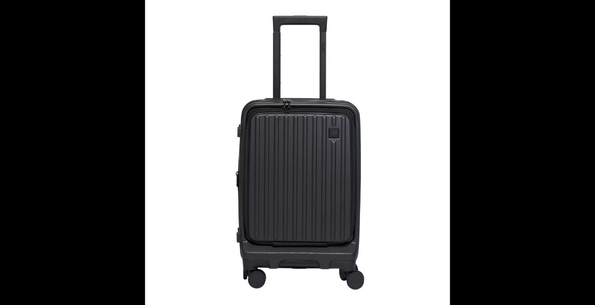 Barcelona Carry-on Luggage 20", Midnight Black
