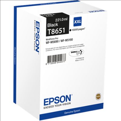 Epson C13T865140, Ink cartridge, Black