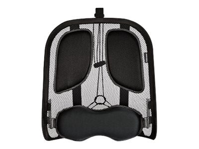 Professional back support with mesh Professional Series, Graphite, Depth 195 mm, Height 370 mm, Mesh textile, Width 304 mm