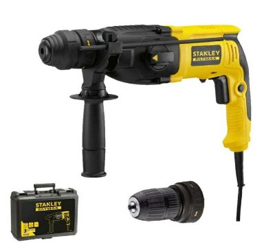 2.4J SDS Plus Hammer Drill With Quick Change Chuck, Kitbox, SFMEH210K-QS, 800 W