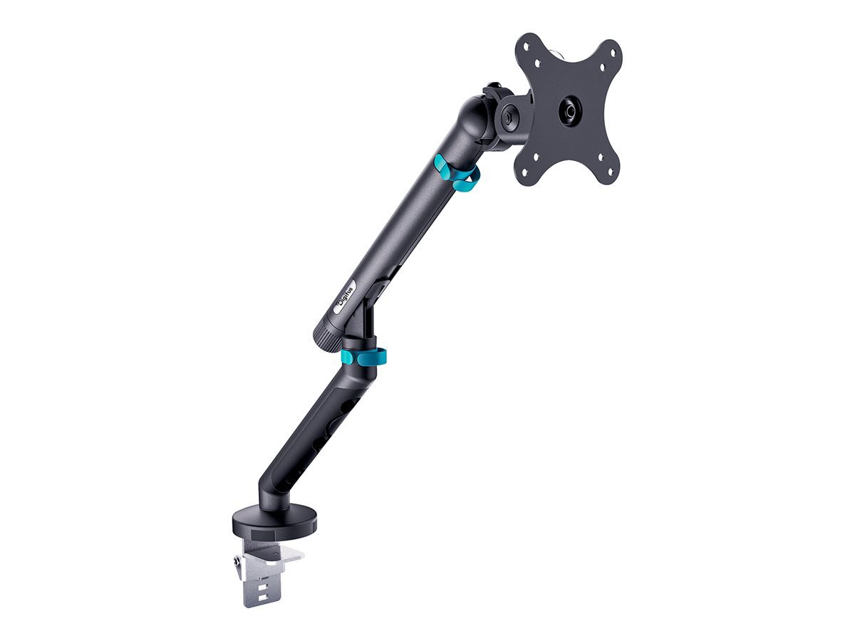Digitus Desk Mount, Tilt, rotation, pivot, Single design monitor mount, 35 ", Maximum weight (capacity) 10 kg, Black