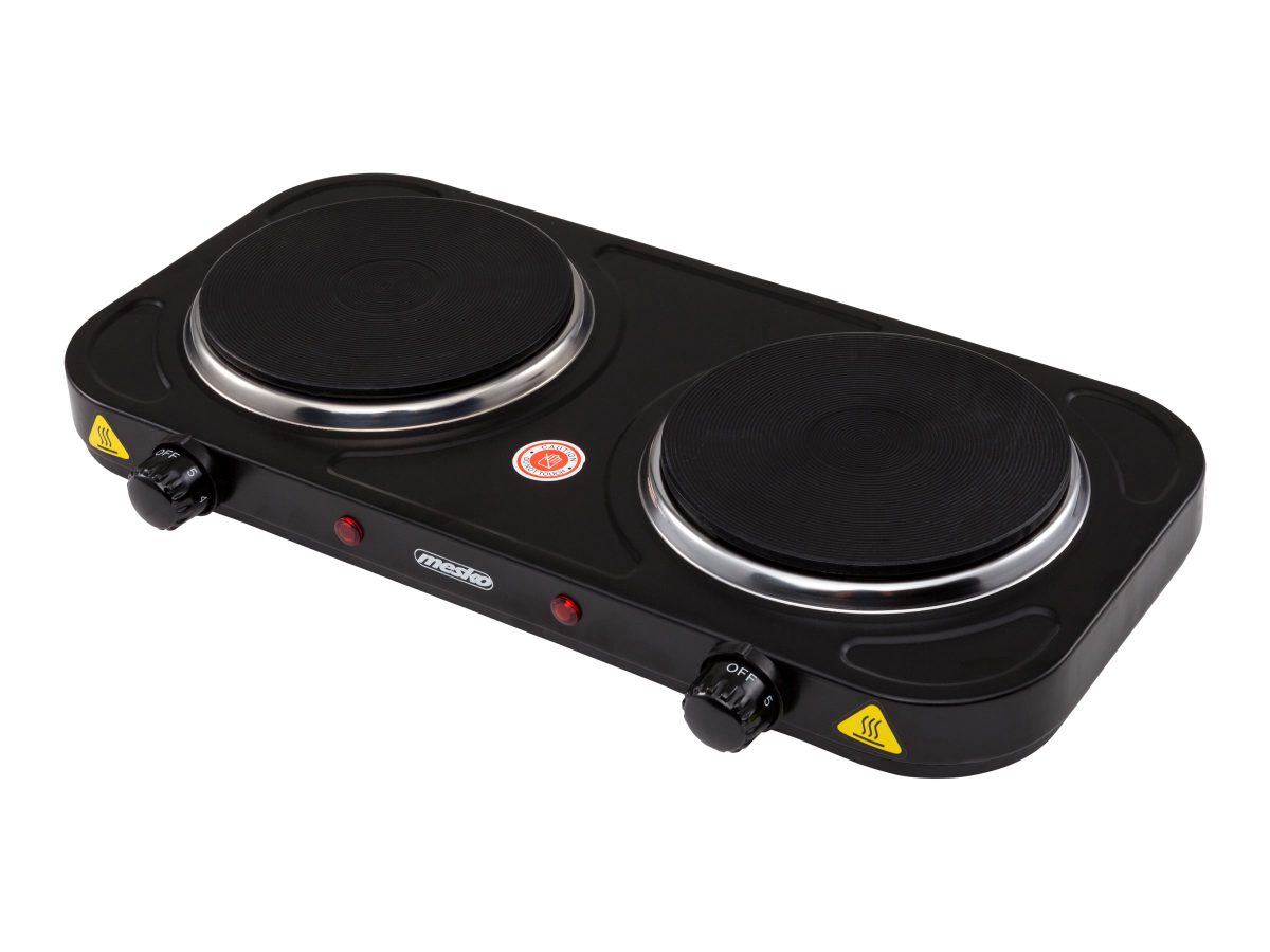 Electric stove, MS 6509, Number of burners/cooking zones 2, Electric, Black