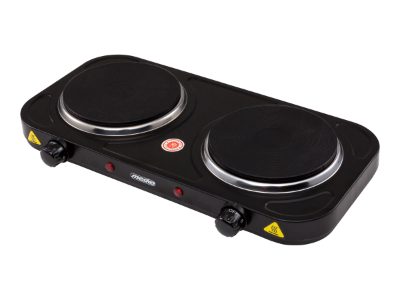 Electric stove, MS 6509, Number of burners/cooking zones 2, Electric, Black