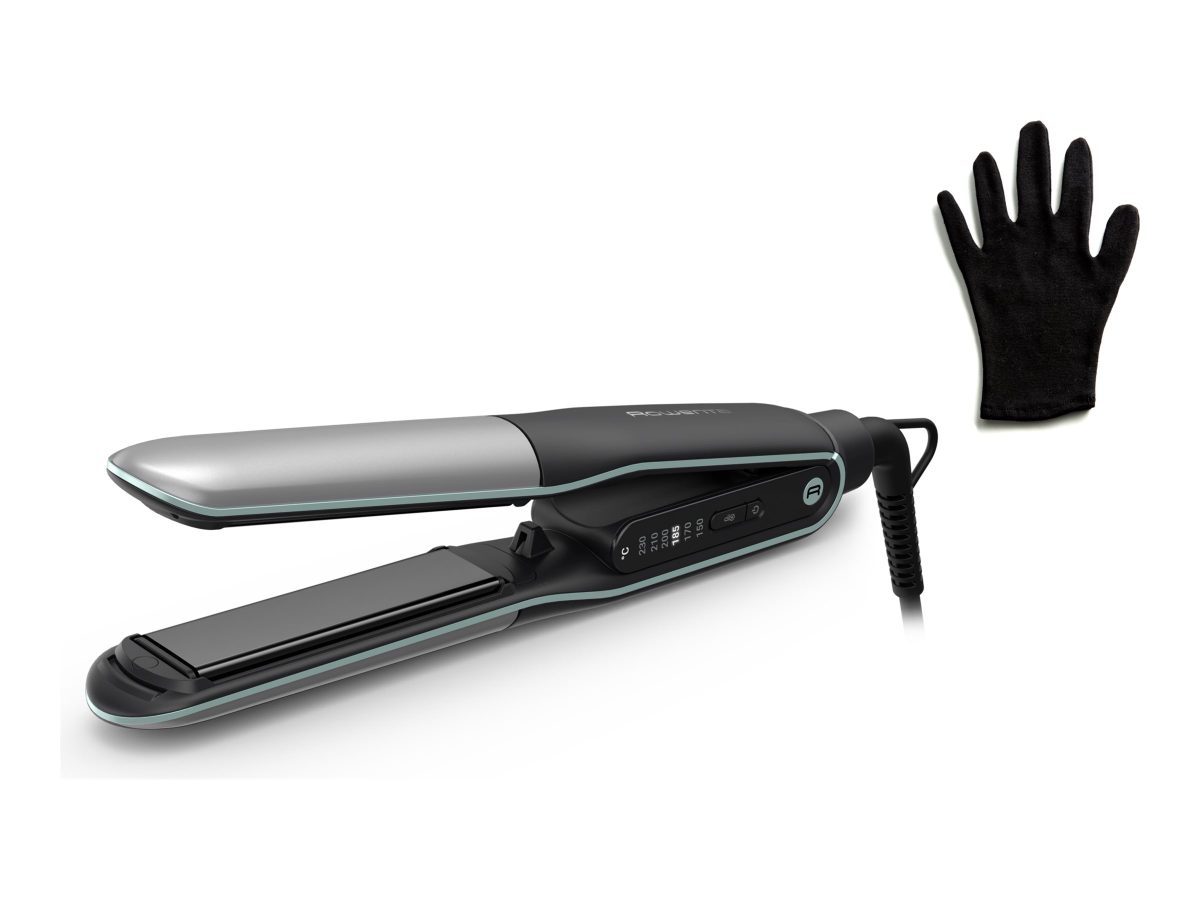 Rowenta Hair Straightener, Thermostyle SF7120E0, Ionic function, Temperature (max) 230 °C, Black
