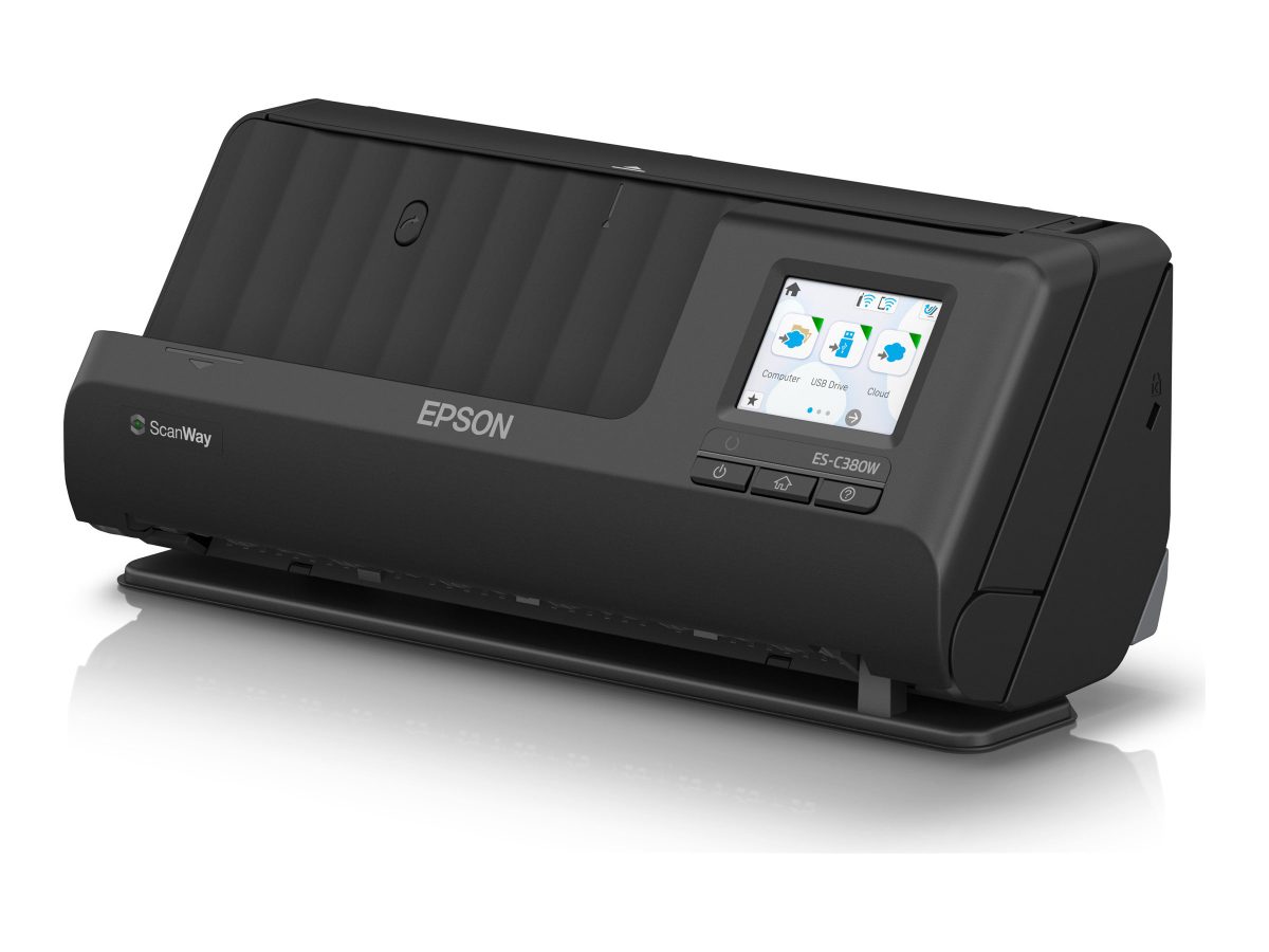 Compact network scanner, ES-C380W, Sheetfed, Wireless