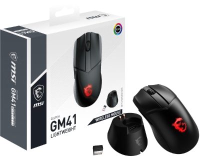 MOUSE USB OPTICAL GAMING/CLUTCH GM41 LIGHT WIRELESS MSI