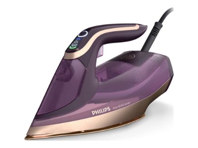 DST8040/30 Azur 8000 Series, Steam Iron, 3000 W, Water tank capacity 350 ml, Continuous steam 80 g/min, Steam boost performance 260 g/min, Dark Purple