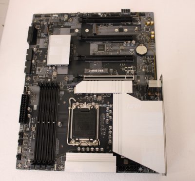 MSI PRO B860-P, Processor family Intel, Processor socket LGA1851, DDR5, Supported hard disk drive interfaces SATA, M.2, Number of SATA connectors 4, USED, REFURBISHED, WITHOUT  ACCESSORIES, ONLY BACKPANEL INCLUDED