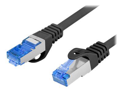 Patchcord Cat.6A S/FTP LSZH CCA, PCF6A-10CC-0200-BK, 2 m, Black