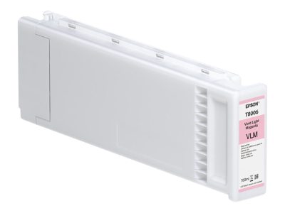 Epson Singlepack Vivid Light Magenta T80060N UltraChrome PRO 700ml, Epson C13T80060N, Epson T8006 - vivid light magenta - original - ink cartridge, Epson UltraChrome PRO, Vivid light magenta