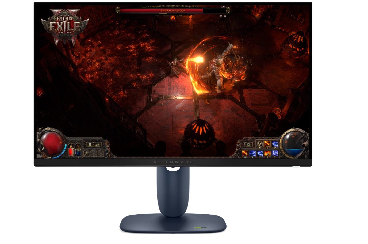 Alienware AW2725DM, 27 ", Fast IPS, WQHD, 16:9, 180 Hz, 1 ms, 2560 x 1440 pixels, 400 cd/m², HDMI ports quantity 2, Warranty 36 month(s)