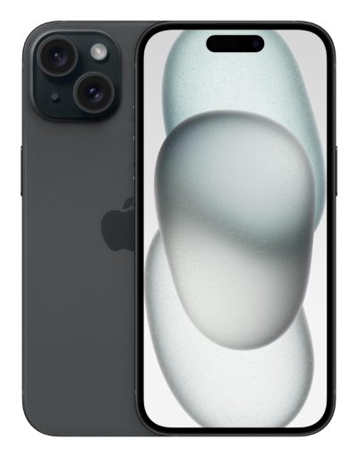 REFURB. PHONE IPHONE 15/128GB BLACK GRADE B RENEWED