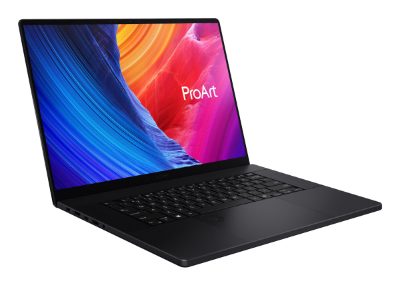 Notebook, ASUS, ProArt, H7606WP-SR231X Copilot+ PC, CPU AMD Ryzen AI 9 HX, 370, 2 GHz, 16 ", 2880 x 1800 pixels, Yes, RAM 64 GB, LPDDR5x-SDRAM, SSD 2000 GB, Discrete graphics NVIDIA GeForce RTX 5070, 8 GB, On-board graphics Yes, OS installed Windows 11 Pro, Colour Black, Weight 1.85 kg, 90NB15K1-M00LB0