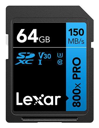 MEMORY SDXC 64GB UHS-I/LSD0800P064G-BNNNG LEXAR