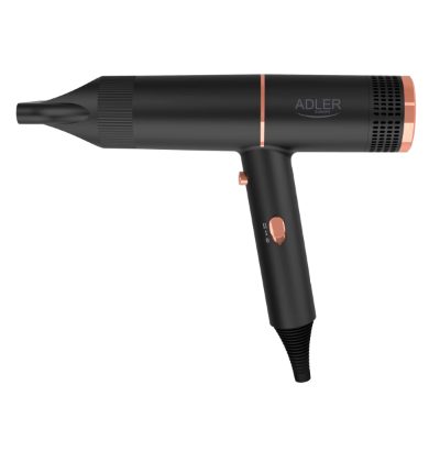Adler Hair Dryer, AD 2278, 1400 W, Number of temperature settings 2, Ionic function, Black