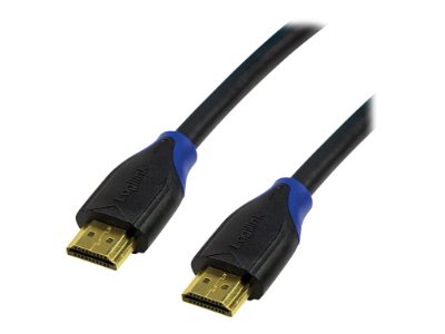 Logilink CH0061 HDMI Cable 2.0 bulk M/M 1.0m black, Logilink, HDMI (type A) male, HDMI to HDMI, 1 m