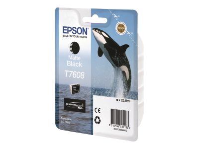 Epson T7608, Ink Cartridge, Matte Black