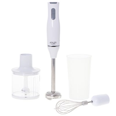 Hand blender set, AD 4620, Hand Blender, 800 W, Number of speeds 2, Chopper, White