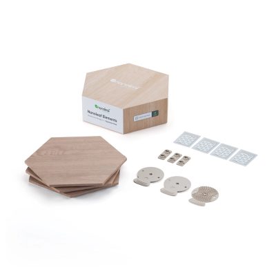 Elements Wood Look Hexagons Expansion Pack (3 panels), Cool White + Warm White