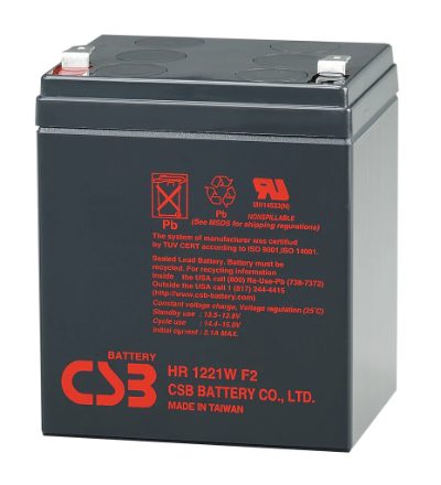 CSB, Battery, 12 V, HR1221WF2, 21 W