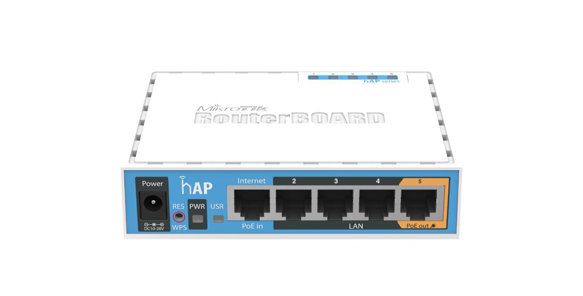 Access Point, MIKROTIK, IEEE 802.11b, IEEE 802.11g, IEEE 802.11n, 1xUSB 2.0, 5x10/100M, RB951UI-2ND