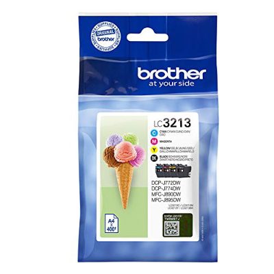Brother Multipack, LC3213VALDR, Cartridge, Black, cyan, magenta, yellow