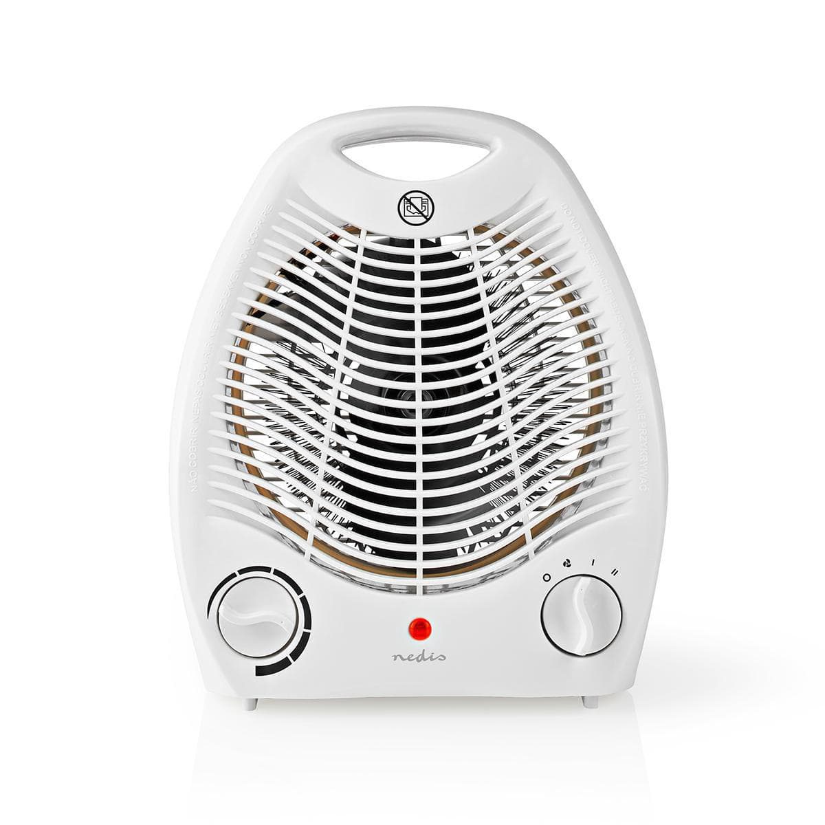 Nedis ventilatora elektriskais sildītājs, balts