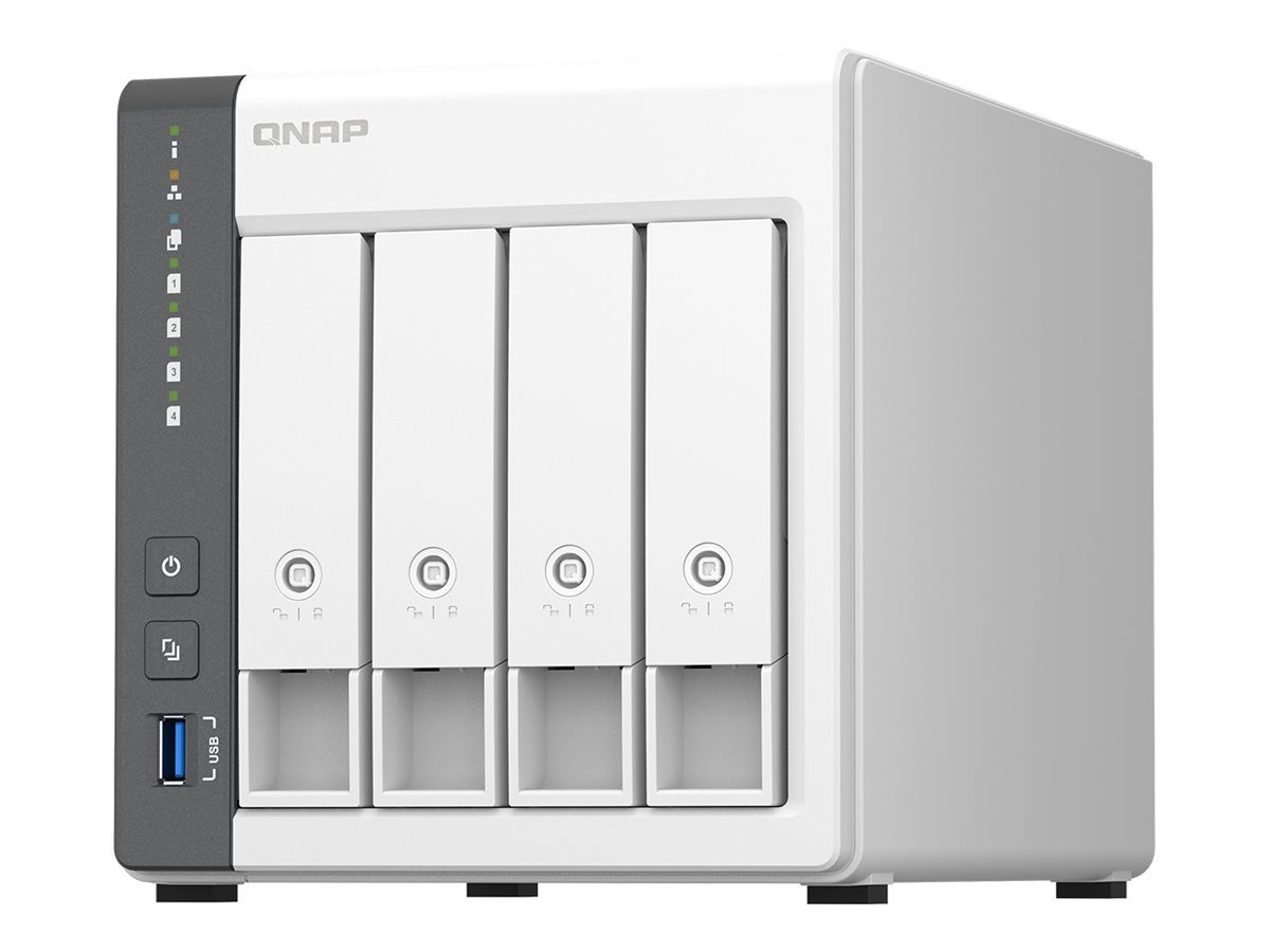 4 Bay ARM, TS-433-4G, Cortex-A55, ARM 4-core, Processor frequency 2.0 GHz, 4 GB, On board (non-expandable)