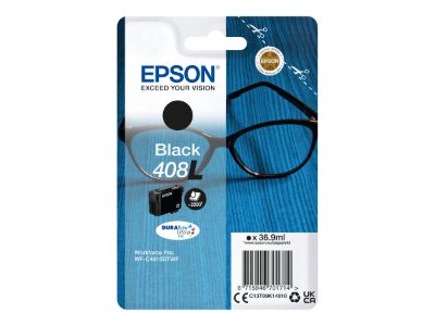 Epson 408L, DURABrite Ultra Ink, Black