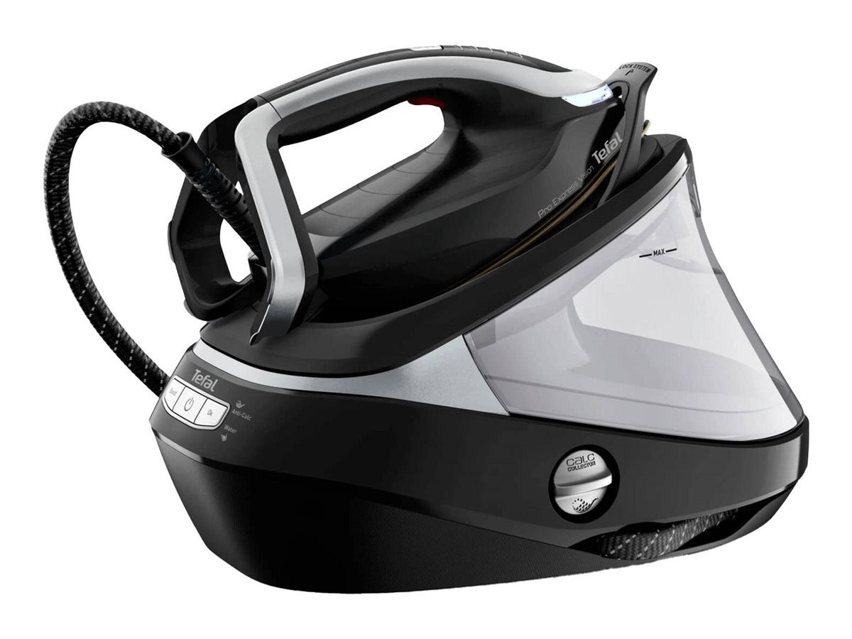 Ironing System, Pro Express Vision GV9821, 3000 W, 1.2 L, 9 bar, Auto power off, Vertical steam function, Calc-clean function, Black