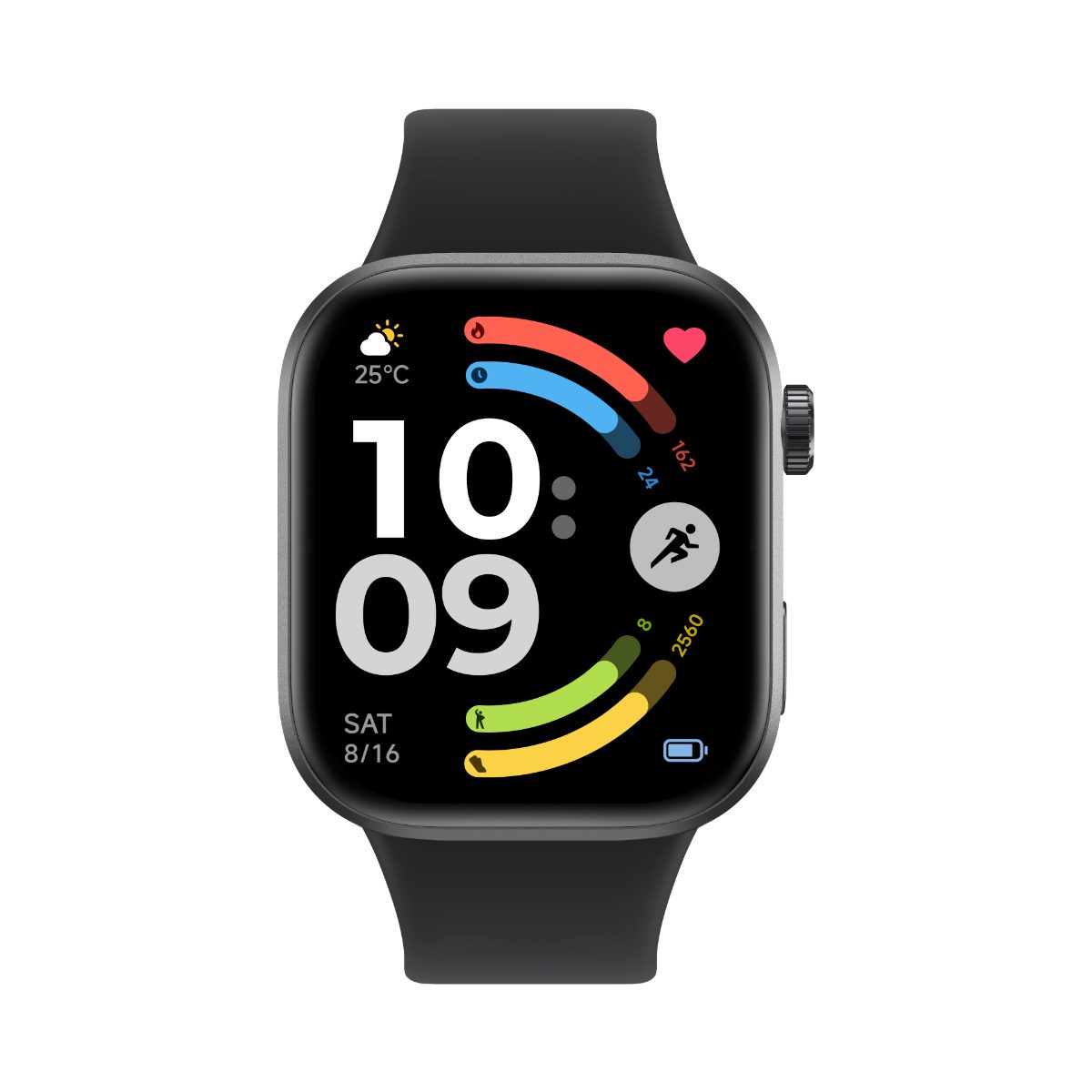 Xiaomi REDMI Watch 6, Smart watch, GPS (satellite), AMOLED, 2.07", Waterproof, Obsidian Black